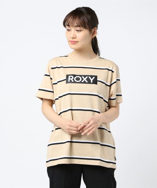 ROXY(ロキシー)の「半袖Tシャツ ROXY RST191181(Tシャツ/カットソー・レディース・ベージュ/ブルー/ベビーピンク・M/L)」の2枚目の写真