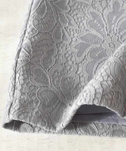 Lace Ladies(レースレディース)の「ドロップドカフスタイプ刺繍レースワンピース・ドレス(ドレス・レディース・ブラック/グレー/ネイビー・L/M/S/XL/XXL)」の14枚目の写真