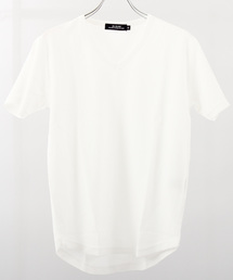 ワッフル Ｖネック Ｔシャツ