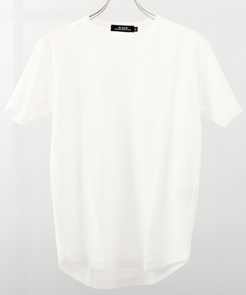 8(eight)(エイト)の「ワッフル Vネック Tシャツ(Tシャツ/カットソー・メンズ・ネイビー/カーキ/ワイン/グレー/ブラック/ピンク/ホワイト・MEDIUM/LARGE/X-LARGE)」の3枚目の写真