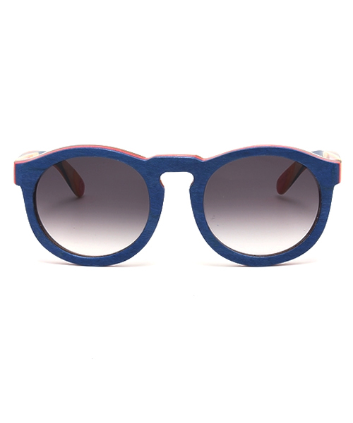 BEAMS BOY（ビームスボーイ）の「◎Palo WOOD / PIURA（サングラス・レディース・ブラウン/ネイビー・ONE SIZE）」の9枚目の写真