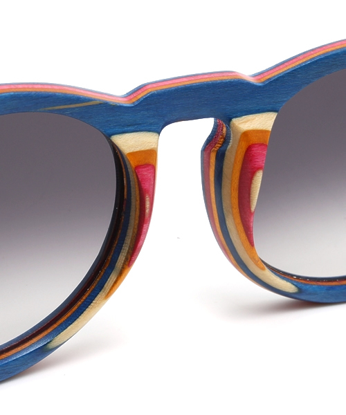 BEAMS BOY（ビームスボーイ）の「◎Palo WOOD / PIURA（サングラス・レディース・ブラウン/ネイビー・ONE SIZE）」の4枚目の写真