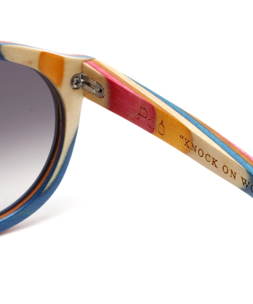 BEAMS BOY（ビームスボーイ）の「◎Palo WOOD / PIURA（サングラス・レディース・ブラウン/ネイビー・ONE SIZE）」の3枚目の写真