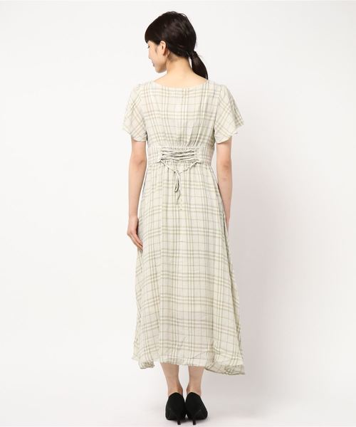 one after another NICE CLAUP(ワンアフターアナザーナイスクラップ)の「ロングガウンワンピース(ワンピース・レディース・アイボリー/ホワイト系その他/ブラック系その他/ブラック・FREE)」の8枚目の写真