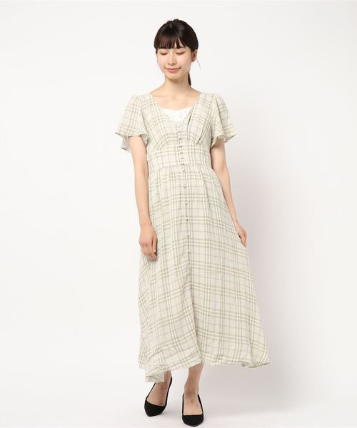 one after another NICE CLAUP(ワンアフターアナザーナイスクラップ)の「ロングガウンワンピース(ワンピース・レディース・アイボリー/ホワイト系その他/ブラック系その他/ブラック・FREE)」の16枚目の写真