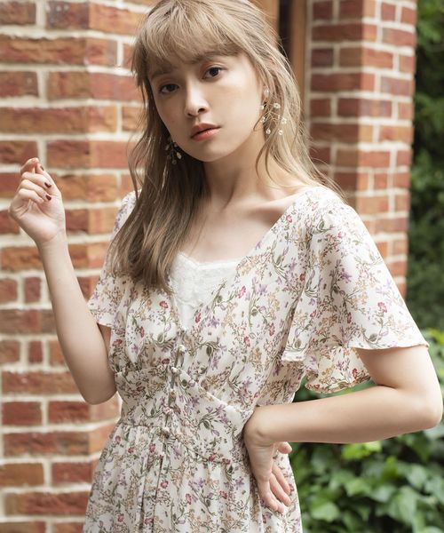 one after another NICE CLAUP(ワンアフターアナザーナイスクラップ)の「ロングガウンワンピース(ワンピース・レディース・アイボリー/ホワイト系その他/ブラック系その他/ブラック・FREE)」の10枚目の写真