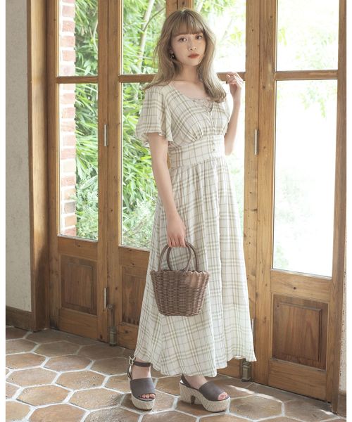 one after another NICE CLAUP(ワンアフターアナザーナイスクラップ)の「ロングガウンワンピース(ワンピース・レディース・アイボリー/ホワイト系その他/ブラック系その他/ブラック・FREE)」の14枚目の写真