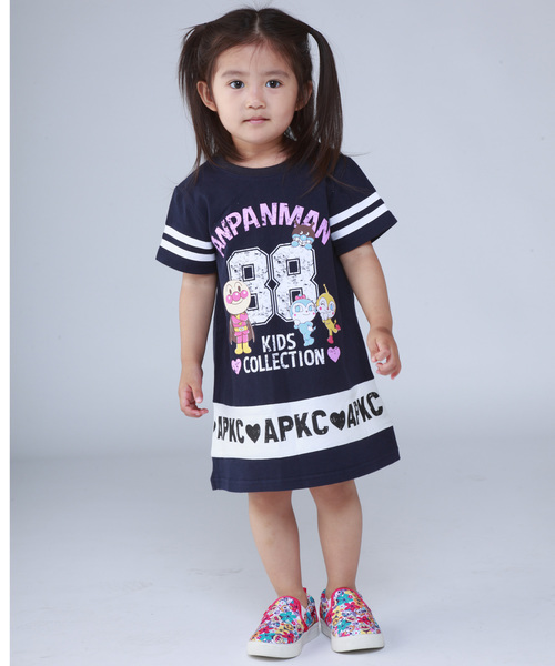 アンパンマン スポーティロゴワンピ ワンピース アンパンマン Collection アンパンマンキッズコレクション のファッション Anpanman Shop Apparel Kids 新品大セール
