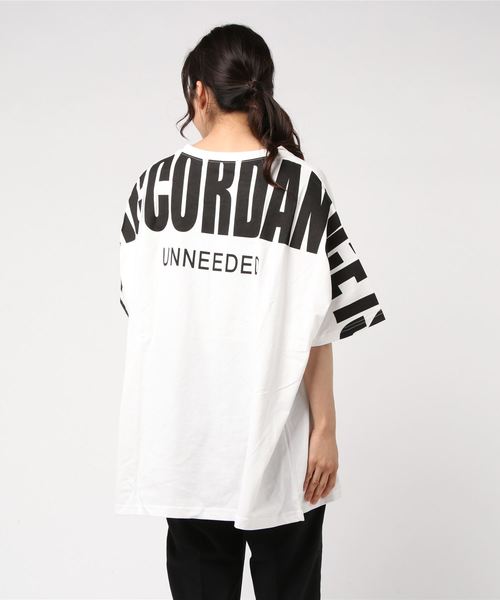 GGD SELECT(ジージーディー セレクト)の「Roger&Raw/BIGロゴT(Tシャツ/カットソー・レディース・ホワイト/ブラック・M)」の21枚目の写真