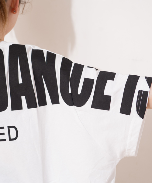 GGD SELECT(ジージーディー セレクト)の「Roger&Raw/BIGロゴT(Tシャツ/カットソー・レディース・ホワイト/ブラック・M)」の10枚目の写真