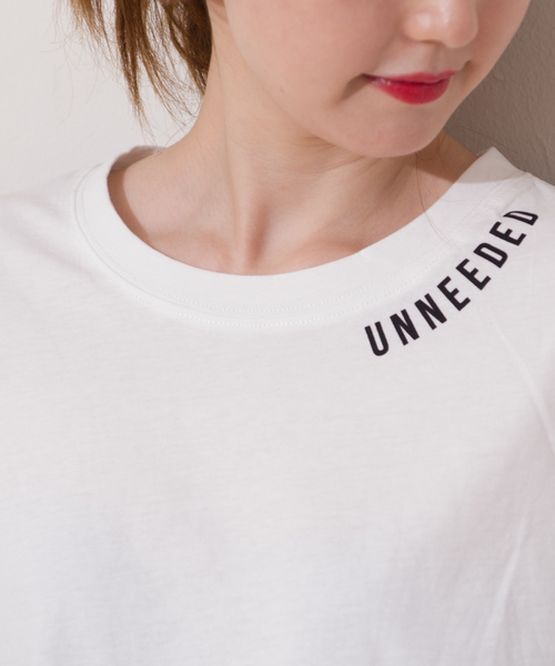GGD SELECT(ジージーディー セレクト)の「Roger&Raw/BIGロゴT(Tシャツ/カットソー・レディース・ホワイト/ブラック・M)」の22枚目の写真
