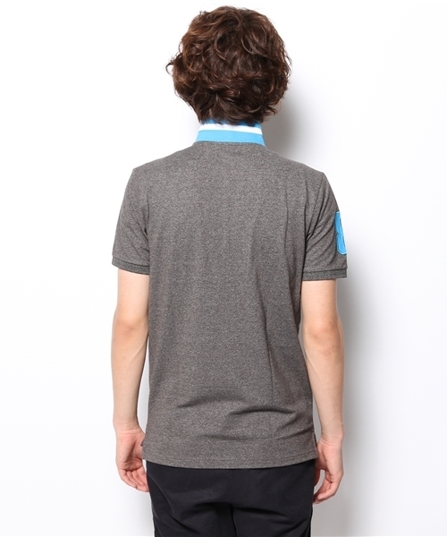 GIORDANO（ジョルダーノ）の「[GIORDANO]グリフィン刺繍エンブレムワッペン半袖ポロシャツ（ポロシャツ・メンズ・グレー/ダークアッシュ・X-LARGE/LARGE/XX-LARGE/MEDIUM/SMALL）」の5枚目の写真