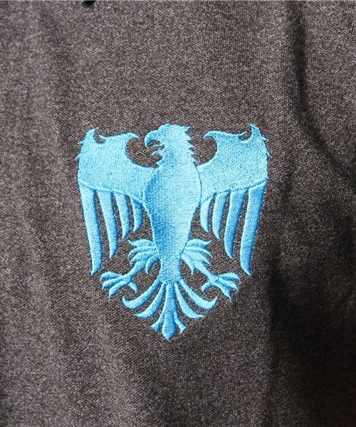 GIORDANO（ジョルダーノ）の「[GIORDANO]グリフィン刺繍エンブレムワッペン半袖ポロシャツ（ポロシャツ・メンズ・グレー/ダークアッシュ・X-LARGE/LARGE/XX-LARGE/MEDIUM/SMALL）」の8枚目の写真