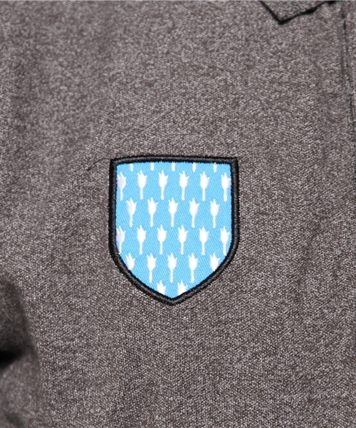 GIORDANO（ジョルダーノ）の「[GIORDANO]グリフィン刺繍エンブレムワッペン半袖ポロシャツ（ポロシャツ・メンズ・グレー/ダークアッシュ・X-LARGE/LARGE/XX-LARGE/MEDIUM/SMALL）」の9枚目の写真