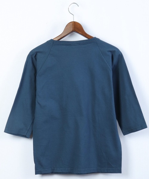 Goodwear(Since1983)（グッドウェア）の「Goodwear(Since1983) クルーネック ラグランスリーブ ポケットTシャツ（Tシャツ/カットソー・メンズ・ブラック/ネイビー・S/M）」の7枚目の写真