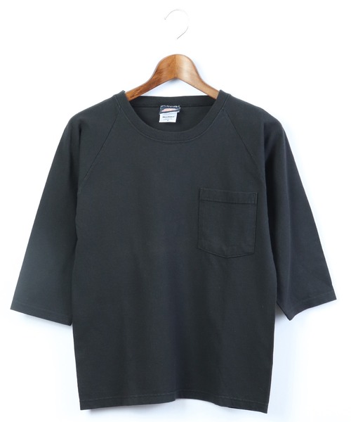 Goodwear(Since1983)（グッドウェア）の「Goodwear(Since1983) クルーネック ラグランスリーブ ポケットTシャツ（Tシャツ/カットソー・メンズ・ブラック/ネイビー・S/M）」の12枚目の写真