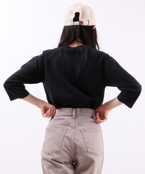 Goodwear(Since1983)（グッドウェア）の「Goodwear(Since1983) クルーネック ラグランスリーブ ポケットTシャツ（Tシャツ/カットソー・メンズ・ブラック/ネイビー・S/M）」の8枚目の写真