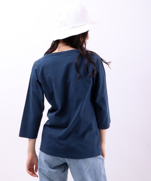 Goodwear(Since1983)（グッドウェア）の「Goodwear(Since1983) クルーネック ラグランスリーブ ポケットTシャツ（Tシャツ/カットソー・メンズ・ブラック/ネイビー・S/M）」の3枚目の写真