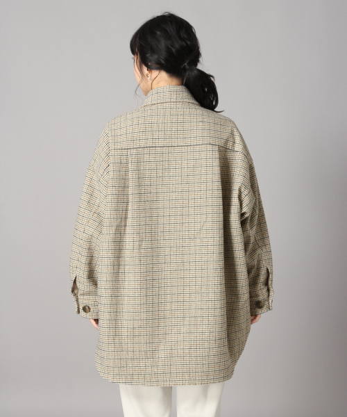 LOWRYS FARM（ローリーズファーム）の「チェックＣＰＯジャケット　847081（その他アウター・レディース・その他1/その他2/その他3・FREE）」の4枚目の写真