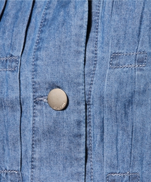 ROYAL PARTY（ロイヤルパーティー）の「ダンガリージージャン（デニムジャケット・レディース・ブルー/ネイビー・38）」の7枚目の写真