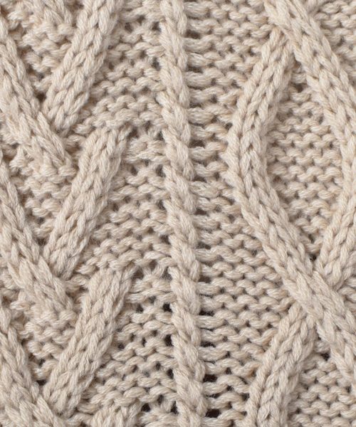 PairPair（ペアペア）の「ケーブル編みイロイロ釦カーディガン（カーディガン/ボレロ・レディース・ブラウン/ブルー系その他/スモークピンク/ライトベージュ・FREE）」の7枚目の写真