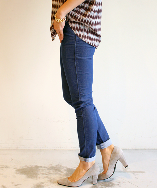 BEAUTY&YOUTH UNITED ARROWS(ビューティーアンドユースユナイテッドアローズ)の「BYBC ∵LEE別注 POPジェギング ◆(その他パンツ・レディース・ホワイト/ネイビー・SMALL/MEDIUM)」の5枚目の写真