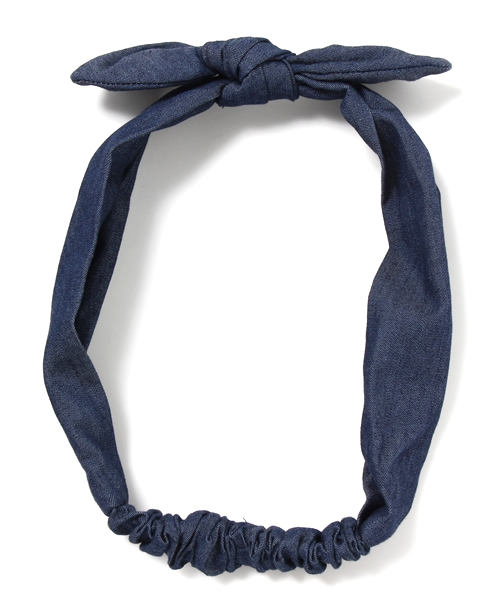 Heather（ヘザー）の「デニムリボンヘアバンド 549554（ヘアバンド