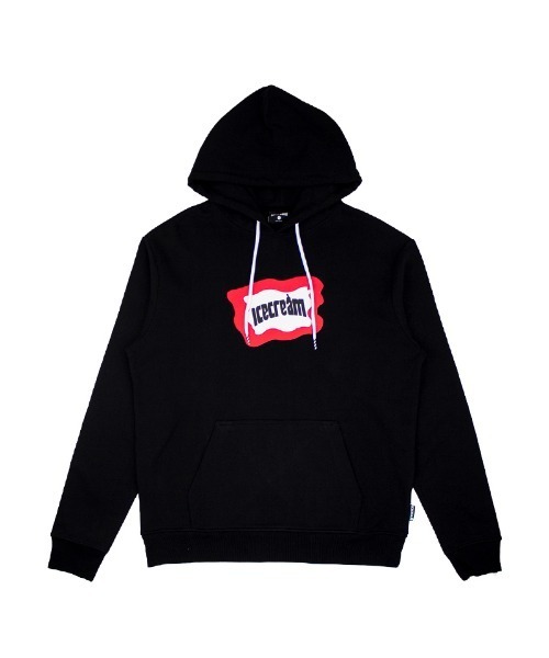 ICECREAM（アイスクリーム）の「ICECREAM FLAG PULLOVER HOODIE（パーカー・メンズ・ブラック/ブルー/イエロー・MEDIUM/LARGE/X-LARGE/SMALL）」の2枚目の写真