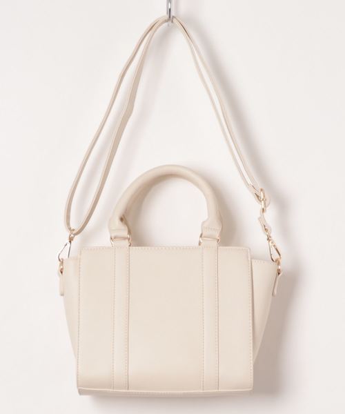 axes femme（アクシーズファム）の「フリル×ビジューショルダー（ショルダーバッグ・レディース・ブラック/キナリ/ラベンダー・MEDIUM）」の4枚目の写真