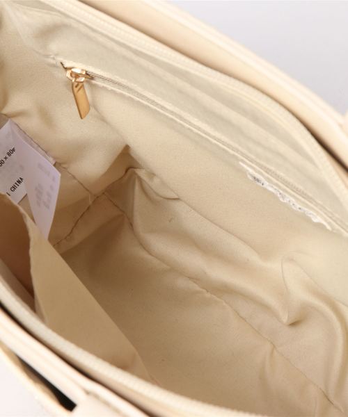 axes femme（アクシーズファム）の「フリル×ビジューショルダー（ショルダーバッグ・レディース・ブラック/キナリ/ラベンダー・MEDIUM）」の6枚目の写真