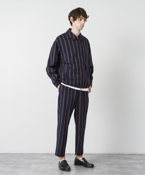 マルチストライプスイングトップジャケット