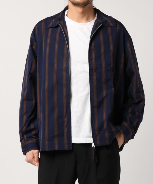 マルチストライプスイングトップジャケット