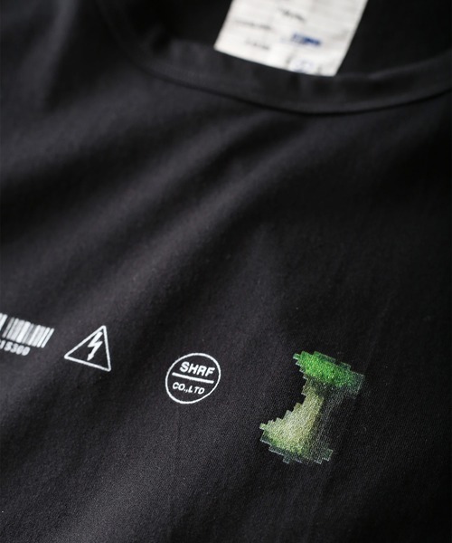 SHAREEF(シャリーフ)の「"ROGO MARK" S/S BIG T(Tシャツ/カットソー・メンズ・ターコイズブルー/ブラック/ライトグレー/ホワイト・3/2/1)」の7枚目の写真