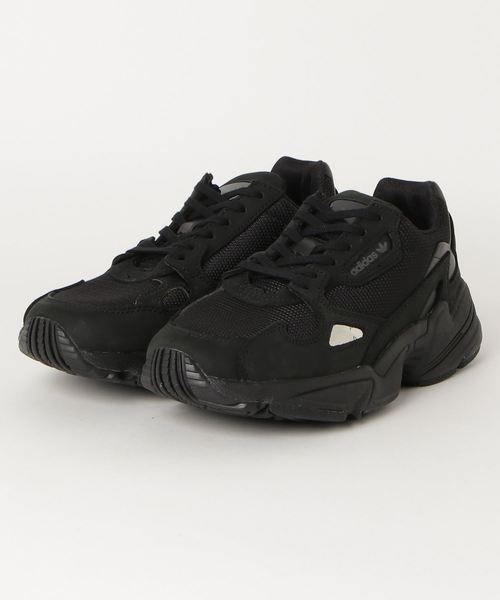 adidas(アディダス)の「ADIDAS(アディダス) FALCON W(スニーカー・レディース・ブラック・23/24/23h/22h)」の1枚目の写真