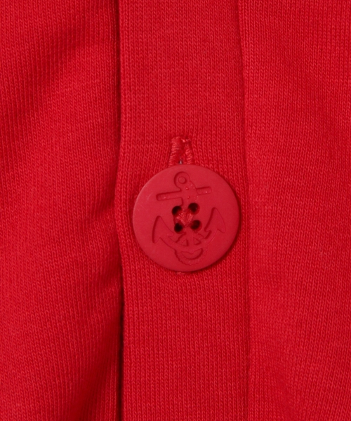green label relaxing（グリーンレーベルリラクシング）の「【KIDS】マリンVネックカーディガン（カーディガン/ボレロ・キッズ・レッド/ネイビー・105/95/125/115）」の5枚目の写真