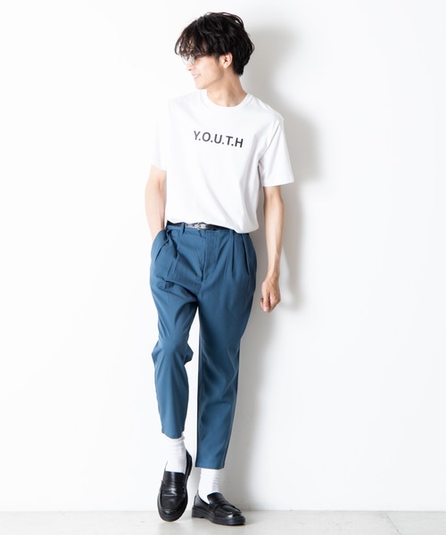 WEGO（ウィゴー）の「WEGO/TRペグトップアンクルスラックス（スラックス・メンズ・ブラック/ブラウン系その他/ブルー系その他・SMALL/MEDIUM/LARGE）」の12枚目の写真