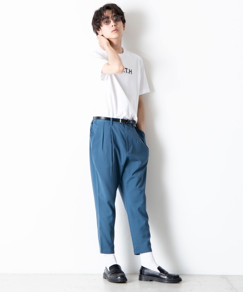 WEGO（ウィゴー）の「WEGO/TRペグトップアンクルスラックス（スラックス・メンズ・ブラック/ブラウン系その他/ブルー系その他・SMALL/MEDIUM/LARGE）」の13枚目の写真