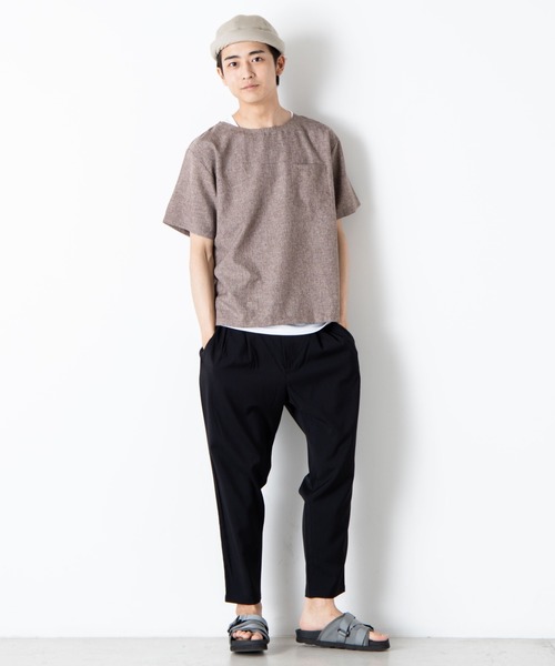 WEGO（ウィゴー）の「WEGO/TRペグトップアンクルスラックス（スラックス・メンズ・ブラック/ブラウン系その他/ブルー系その他・SMALL/MEDIUM/LARGE）」の6枚目の写真