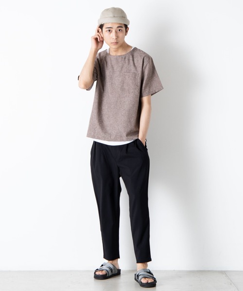 WEGO（ウィゴー）の「WEGO/TRペグトップアンクルスラックス（スラックス・メンズ・ブラック/ブラウン系その他/ブルー系その他・SMALL/MEDIUM/LARGE）」の7枚目の写真