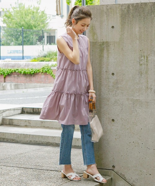 KOBE LETTUCE（コウベレタス）の「スクエアトゥワンベルトミュールサンダル（サンダル・レディース・ホワイト系その他/ブラック/ベージュ系その他/ブラウン系その他・L/LL/M/S）」の14枚目の写真