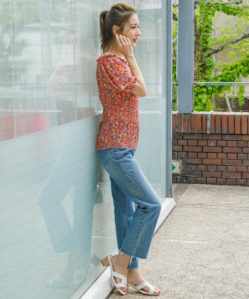 KOBE LETTUCE（コウベレタス）の「スクエアトゥワンベルトミュールサンダル（サンダル・レディース・ホワイト系その他/ブラック/ベージュ系その他/ブラウン系その他・L/LL/M/S）」の15枚目の写真