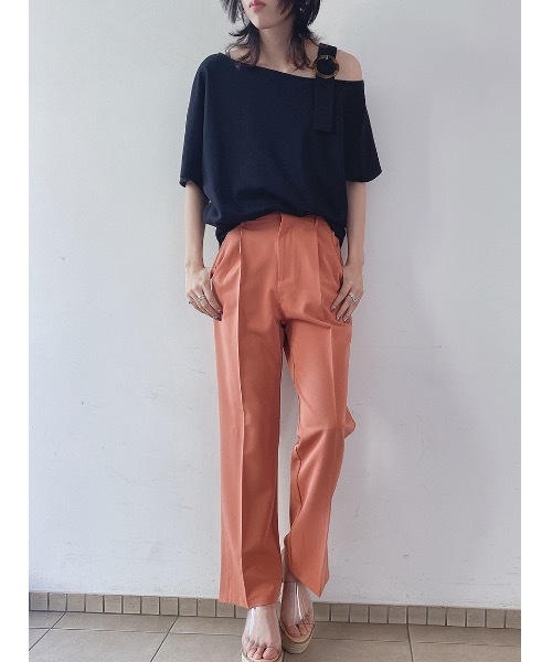 one way（ワンウェイ）の「センタープレススラックス（その他パンツ・レディース・ライトブルー/ベージュ/オレンジ/ライトグリーン・SMALL/MEDIUM）」の9枚目の写真