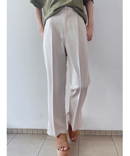 one way（ワンウェイ）の「センタープレススラックス（その他パンツ・レディース・ライトブルー/ベージュ/オレンジ/ライトグリーン・SMALL/MEDIUM）」の12枚目の写真