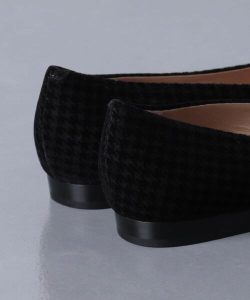 PELLICO（ペリーコ）ANELLI ハウンドトゥース フラットパンプス 38 PELLICO（ペリーコ）ANELLI ハウンドトゥース フラットパンプス 38