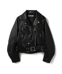 schott | 【直営限定】Schott×RUMBLE RED/ショット×ランブルレッド/202RW DOUBLE RIDERS ESSENTIAL/ダブルライダース エッセンシャル(ライダースジャケット)