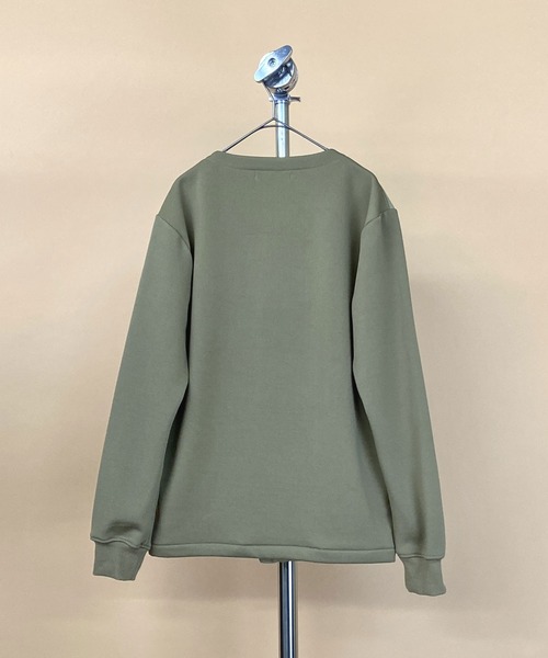 Beno（ビーノ）の「インナーダウン アクティビカル ノーカラー フロント ダウン ブルゾン（ダウンジャケット/コート・メンズ・ブラック/ネイビー/ベージュ/カーキ/カモフラージュ/チャコールグレー・L/LL/M）」の7枚目の写真