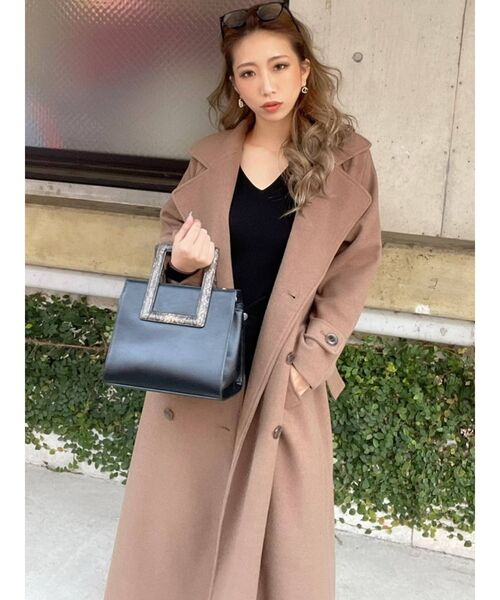 RESEXXY（リゼクシー）の「ハンドル切替バッグ（ハンドバッグ・レディース・ブラック/ベージュ・FREE）」の9枚目の写真