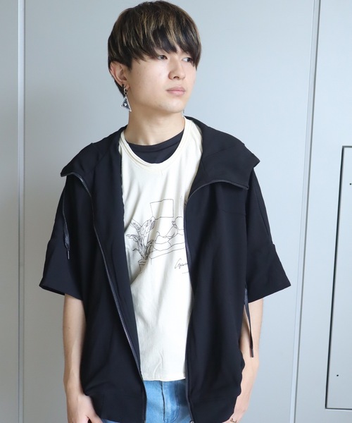 rovtski（ロフトスキー）の「ﾗﾌｨー天竺VﾈｯｸPRINT TEE（Tシャツ/カットソー・メンズ・その他4/その他6/その他12/その他10/その他3/その他7/その他/その他2/その他1/その他5/その他11/その他13/その他9/その他8・MEDIUM/LARGE）」の10枚目の写真