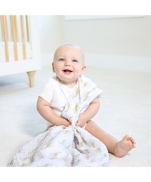 aden + anais essentials（エイデンアンドアネイエッセンシャルズ）の「モスリンスワドル4枚入り ナチュラルヒストリー ESWC40014J natural history（おくるみ）」