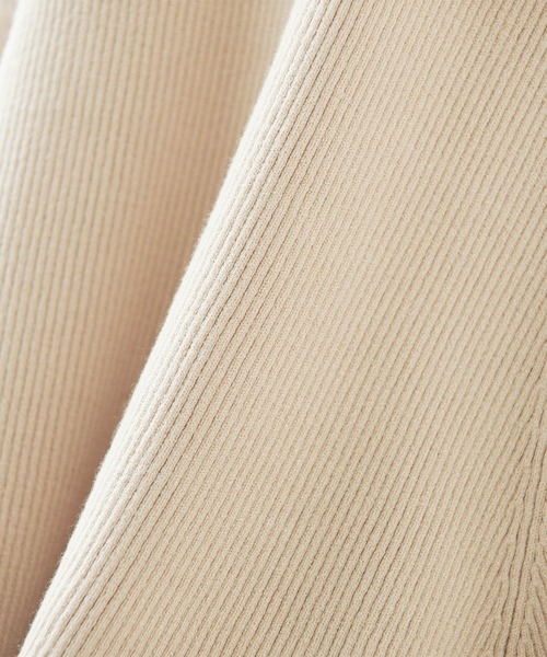 ROPE' PICNIC(ロペピクニック)の「【マシンウォッシャブル】ペプラムニットプルオーバー(ニット/セーター・レディース・ブラック/ベージュ/サックスブルー/グリーン系その他/ピンク系その他2・38)」の19枚目の写真